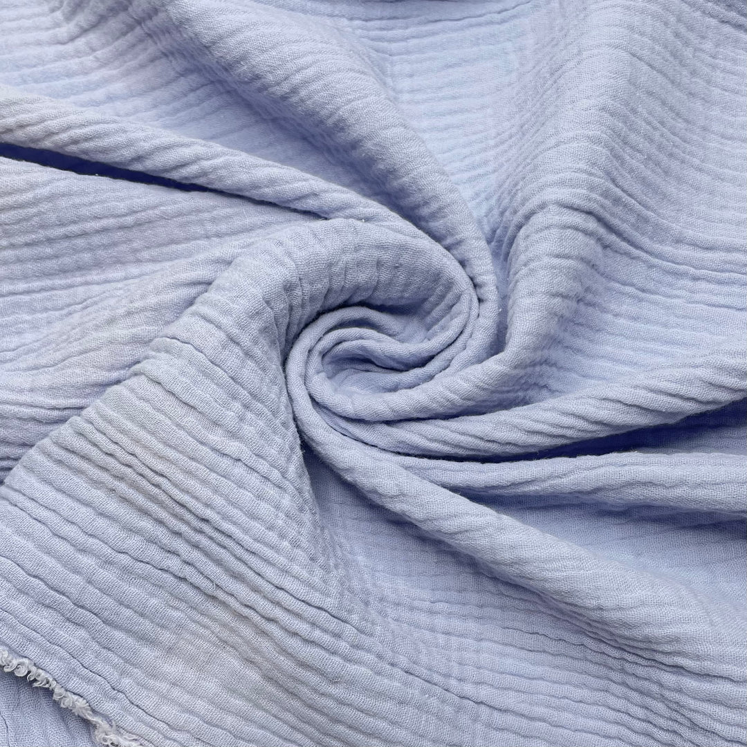 Fancy This - Double Gauze Cotton Woven - Light Periwinkle - Bundles (6807840129137)