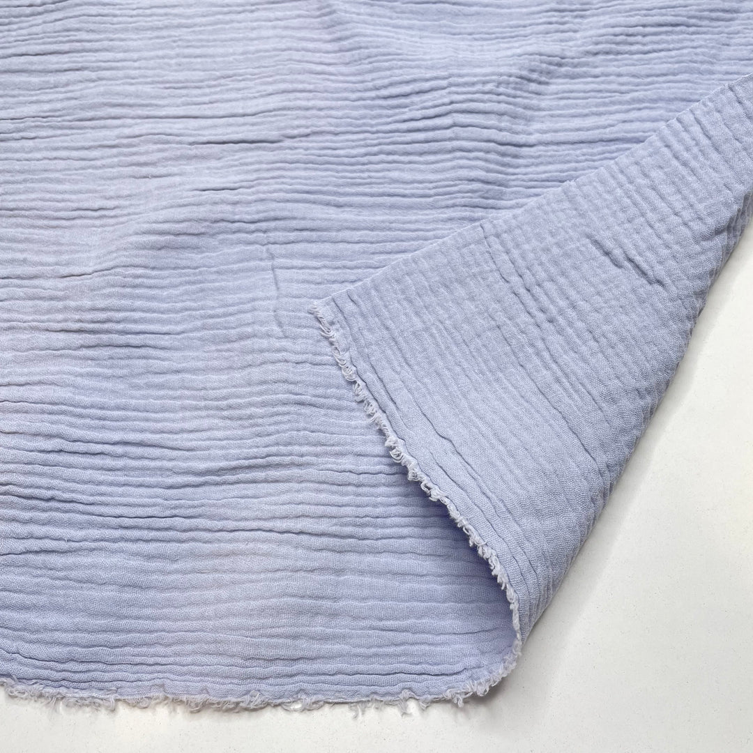 Fancy This - Double Gauze Cotton Woven - Light Periwinkle - Bundles (6807840129137)