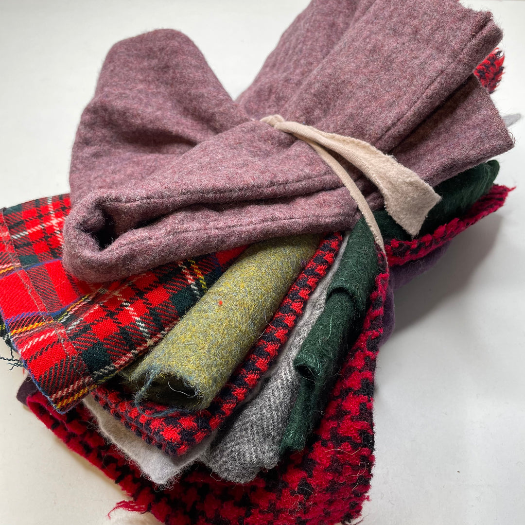 Treasure Cart Size Wool Pack - Various Wool Woven - Multi - 0.3M Bundle (6807864737905)