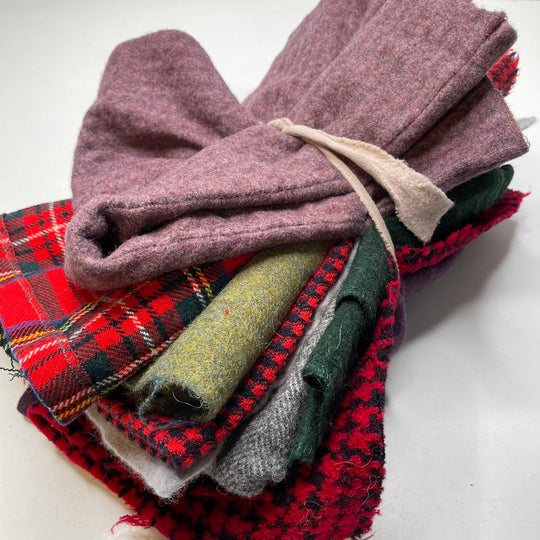 Treasure Cart Size Wool Pack - Various Wool Woven - Multi - 0.3M Bundle (6807864737905)