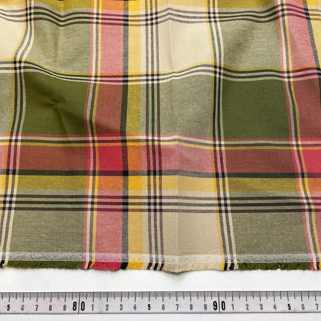 New Trench Coat - Cotton Woven - Beige Multi Plaid - 3M Bundle (6808834769009)