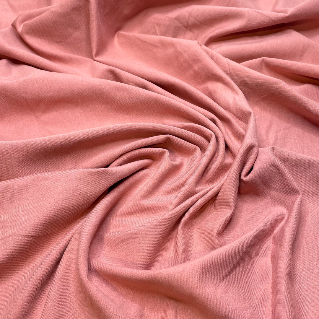 Double Bubble - Jersey Fleece Bamboo Blend Knit - Pink - 2.5M Bundle (6808839913585)