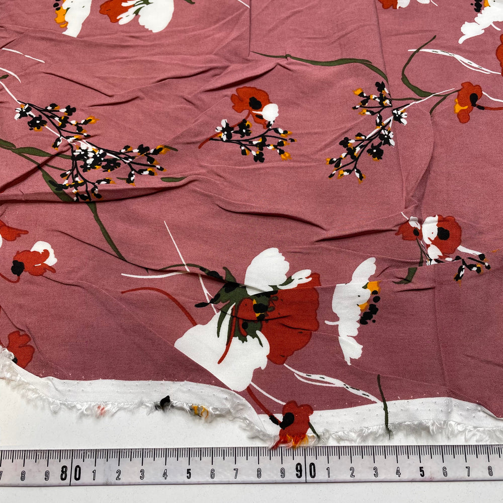 On Wednesday We Wear Pink - Rayon Woven - Pink Multi Floral - 2.2M Bundle (6808848564337)
