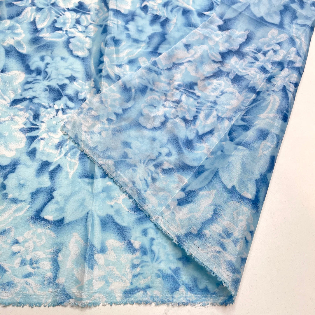 Mini Eggs All Year - Poly Woven - Blue Floral - 1.3M Bundle (6812932440177)
