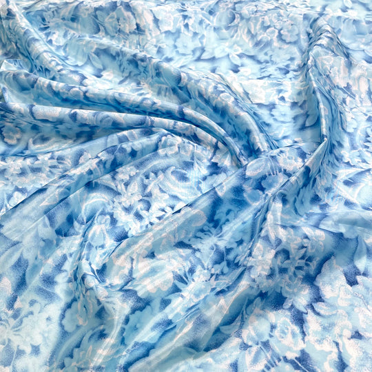 Mini Eggs All Year - Poly Woven - Blue Floral - 1.3M Bundle (6812932440177)