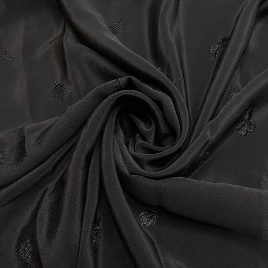 Mars Bar - Embroidered Poly Woven - Black - 2.1M Bundle (6813300555889)