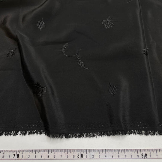 Mars Bar - Embroidered Poly Woven - Black - 2.1M Bundle (6813300555889)