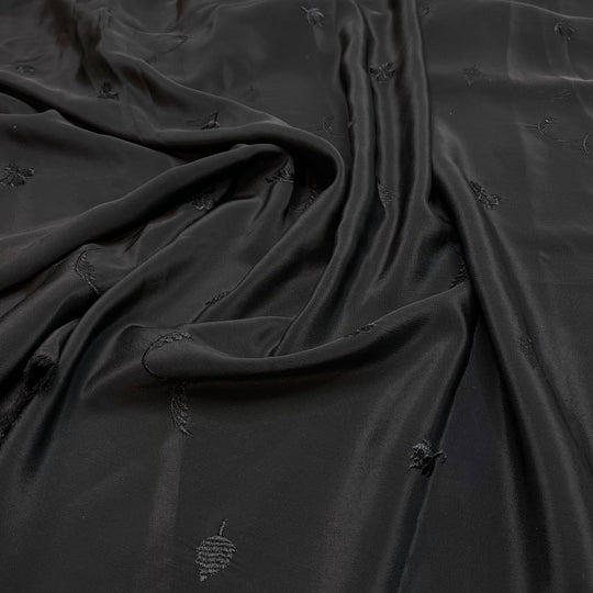 Mars Bar - Embroidered Poly Woven - Black - 2.1M Bundle (6813300555889)