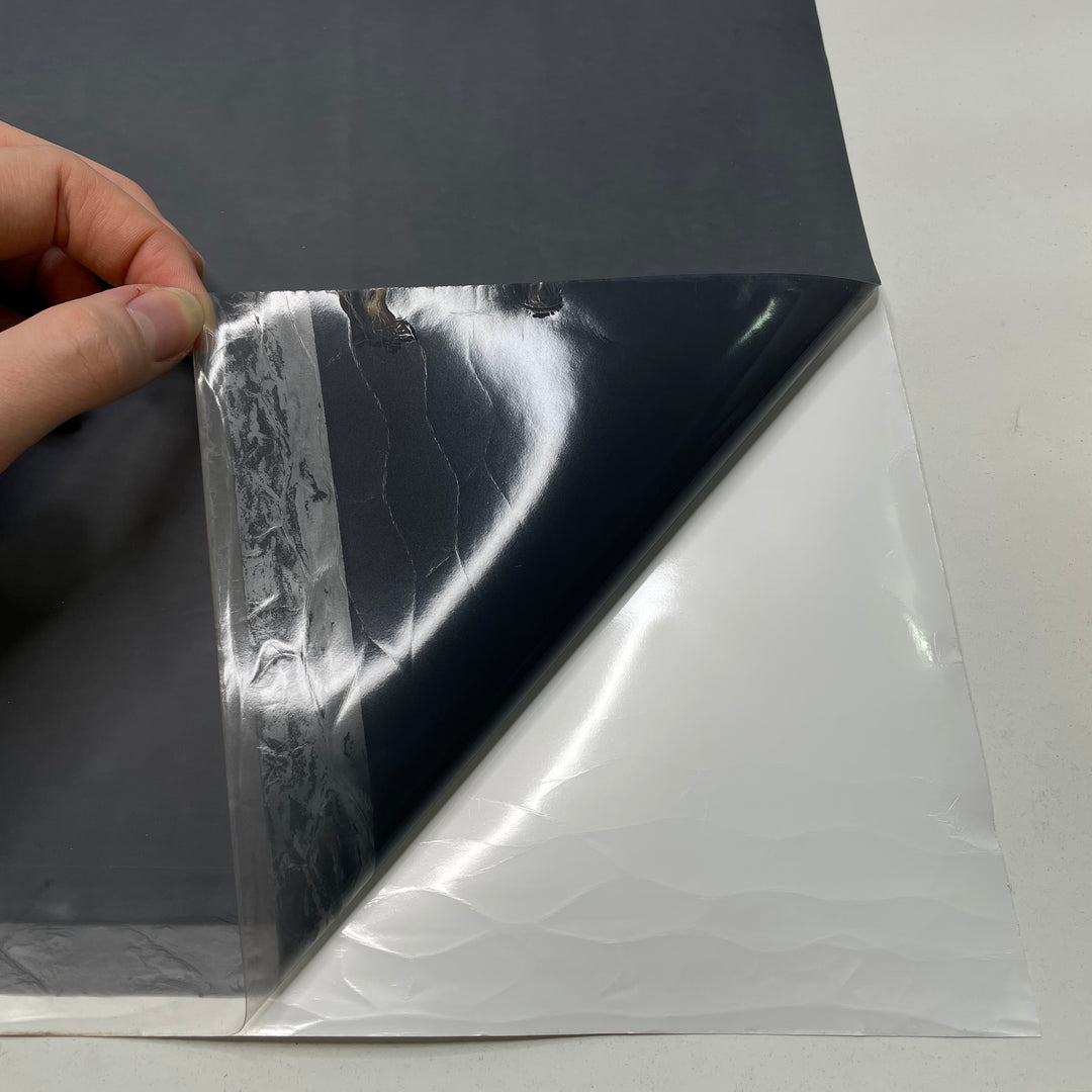 Peel And Stick Vinyl Sheet - Vinyl Knit - Grey - 0.7M Bundle (6813311860849)