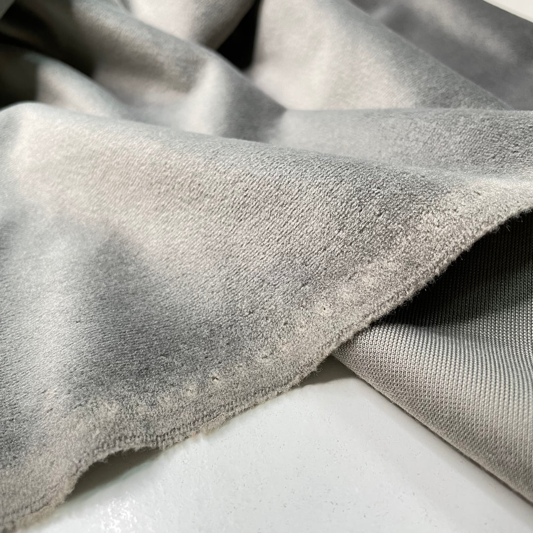 Extra Wide Magic - Velvet Poly Woven - Grey - 2.4M Bundle (6815379357809)