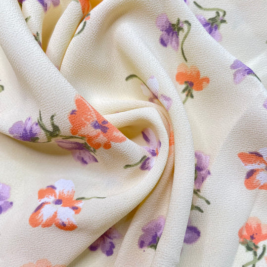 So Pretty - Poly Woven - Yellow Floral - 2.08M Bundle (6815406653553)