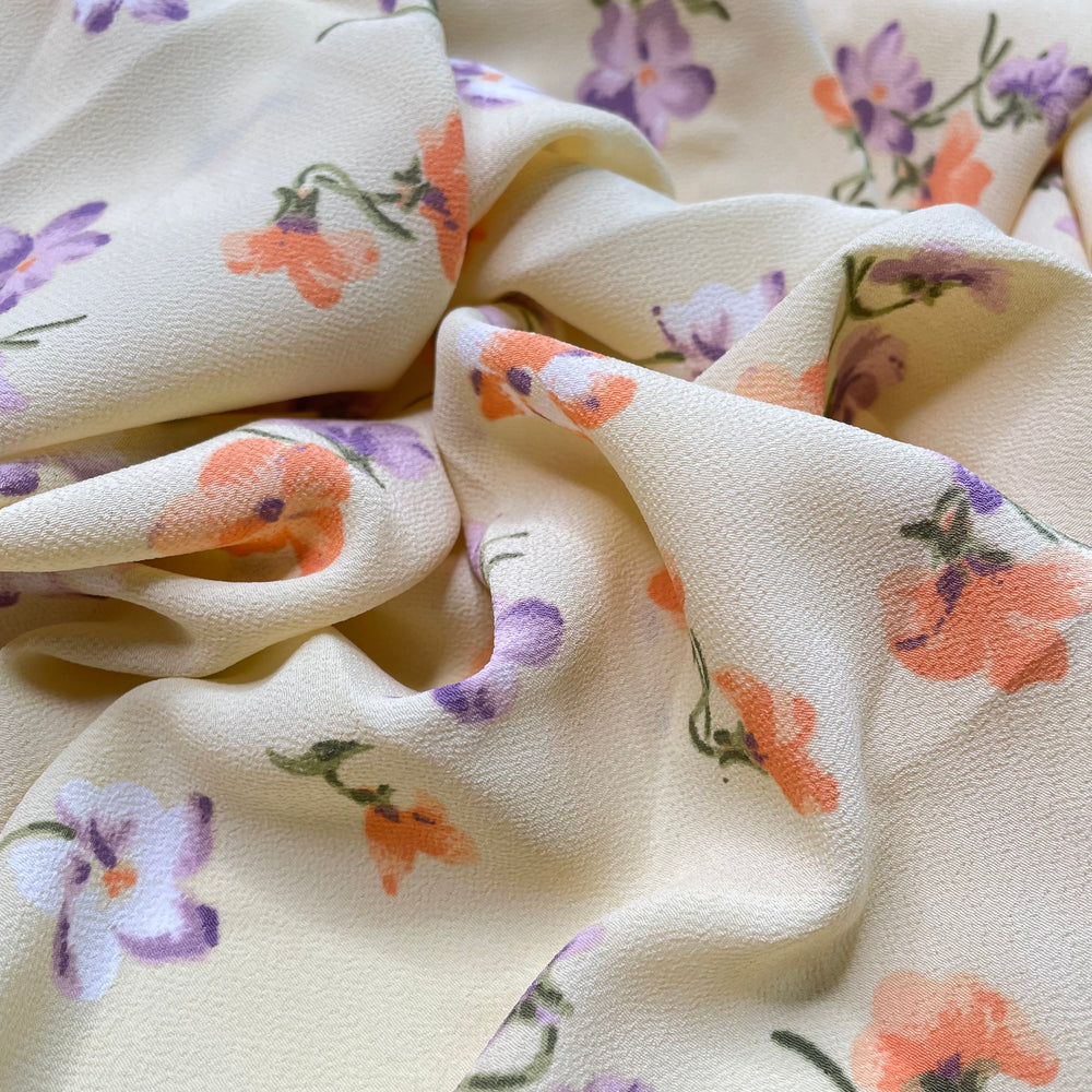 So Pretty - Poly Woven - Yellow Floral - 2.08M Bundle (6815406653553)