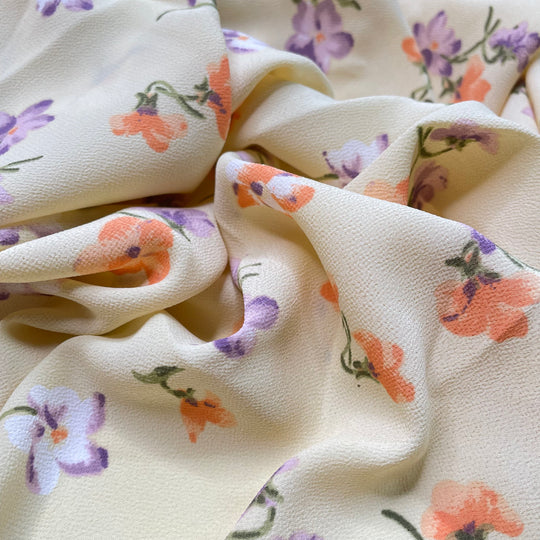 So Pretty - Poly Woven - Yellow Floral - 2.08M Bundle (6815406653553)