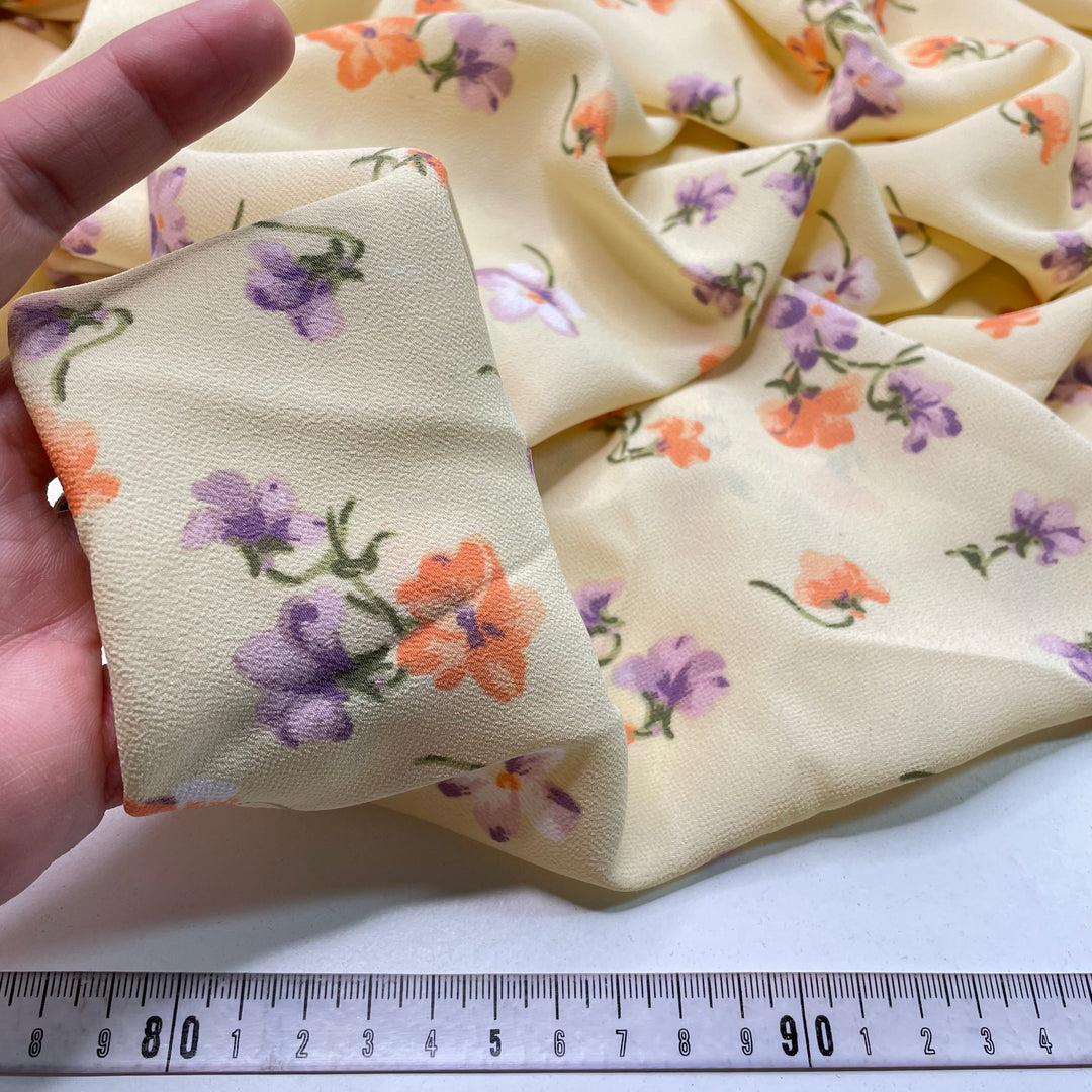 So Pretty - Poly Woven - Yellow Floral - 2.08M Bundle (6815406653553)