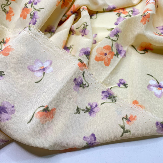 So Pretty - Poly Woven - Yellow Floral - 2.08M Bundle (6815406653553)