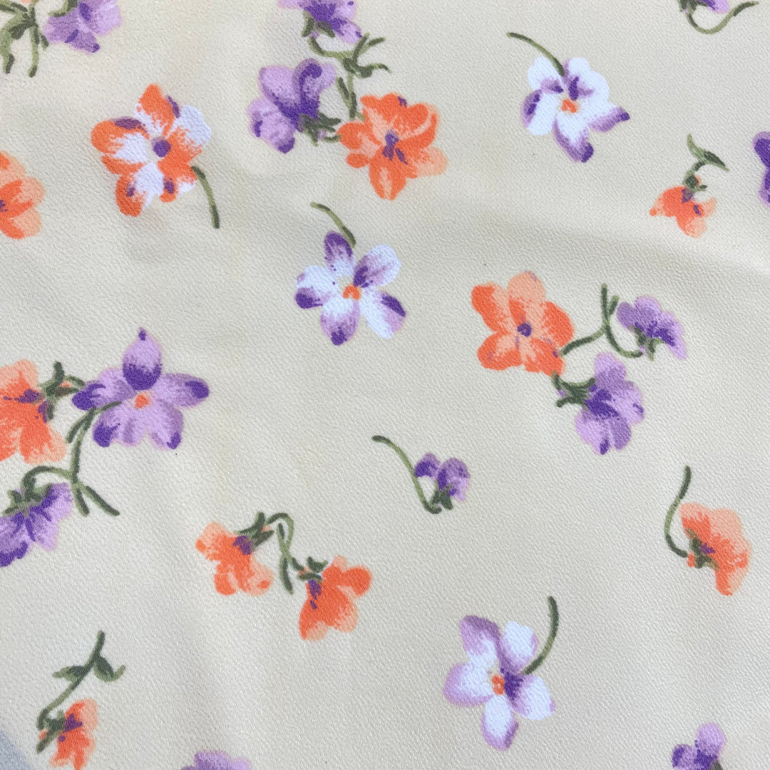 So Pretty - Poly Woven - Yellow Floral - 2.08M Bundle (6815406653553)