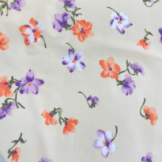 So Pretty - Poly Woven - Yellow Floral - 2.08M Bundle (6815406653553)