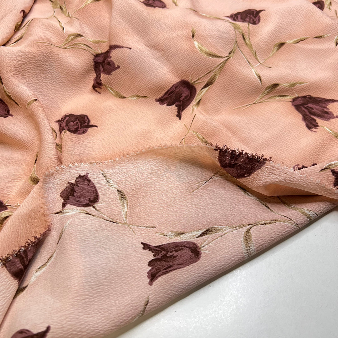 Romance - Poly Woven - Pink Floral - 2M Bundle (6815438897265)