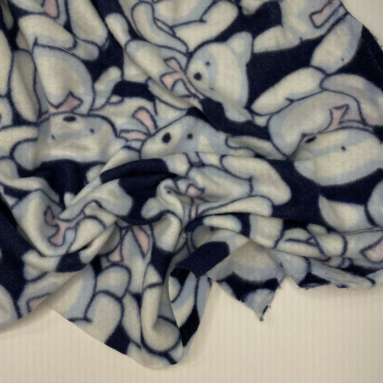 Time To Hibernate - Fleece Poly Knit - Black Multi Bears - 2.55M Bundle (6816227262577)