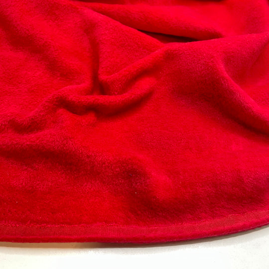 UB - Holiday Cozy Time - Fleece Poly Knit - Red - 2M Bundle (6817807925361)