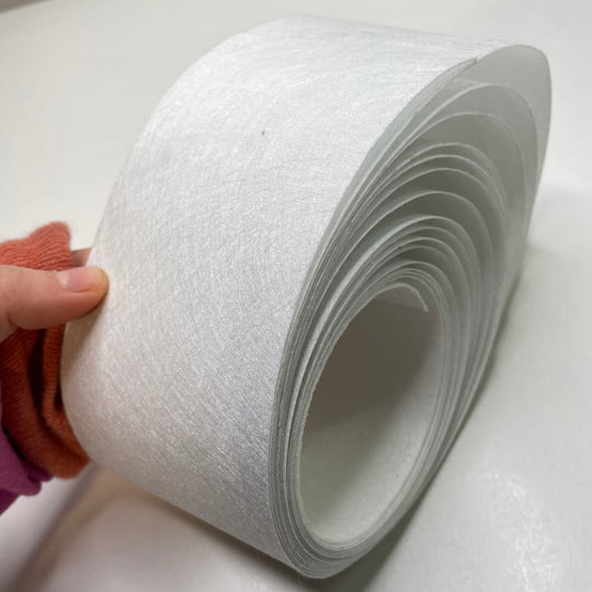 Interfacing Strips - Sew In Interfacing Synthetic Woven - White - 2M Bundle (6817828864113)