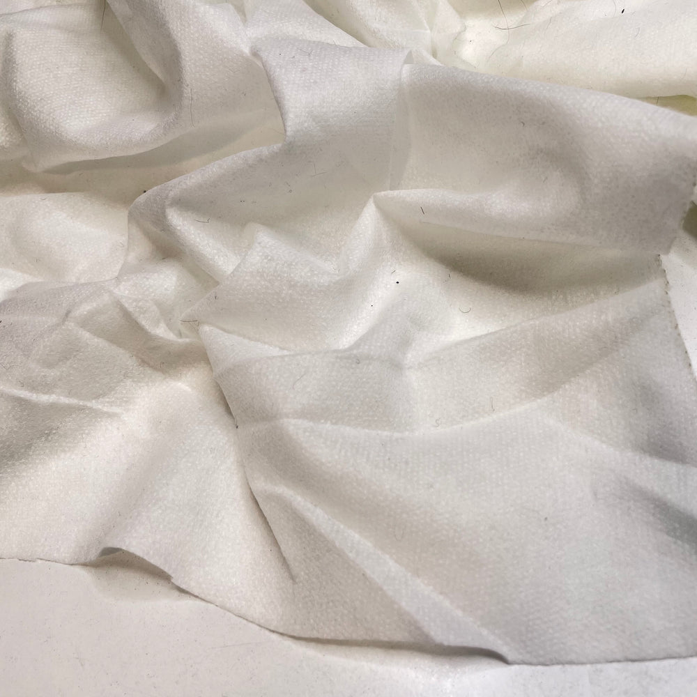 Fusible Interfacing - Iron On Interfacing Synthetic Blend Woven - White - 2M Bundle (6817856913521)