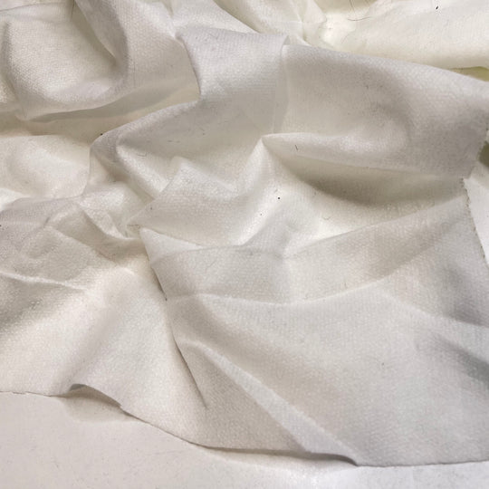 Fusible Interfacing - Iron On Interfacing Synthetic Blend Woven - White - 2M Bundle (6817856913521)