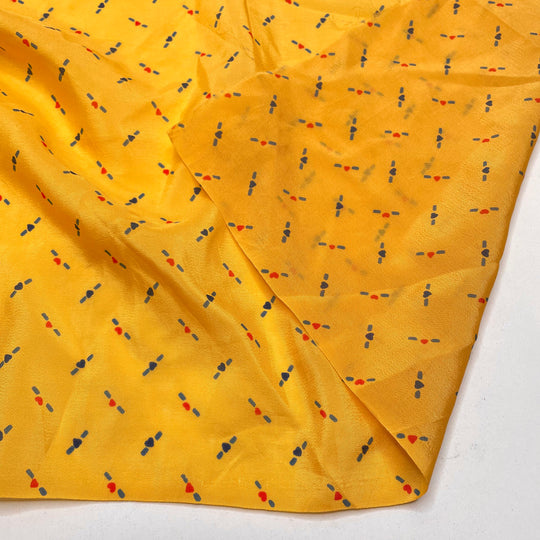 Make Merry - Poly Woven - Yellow Multi Hearts - 0.95M Bundle (6818244853873)