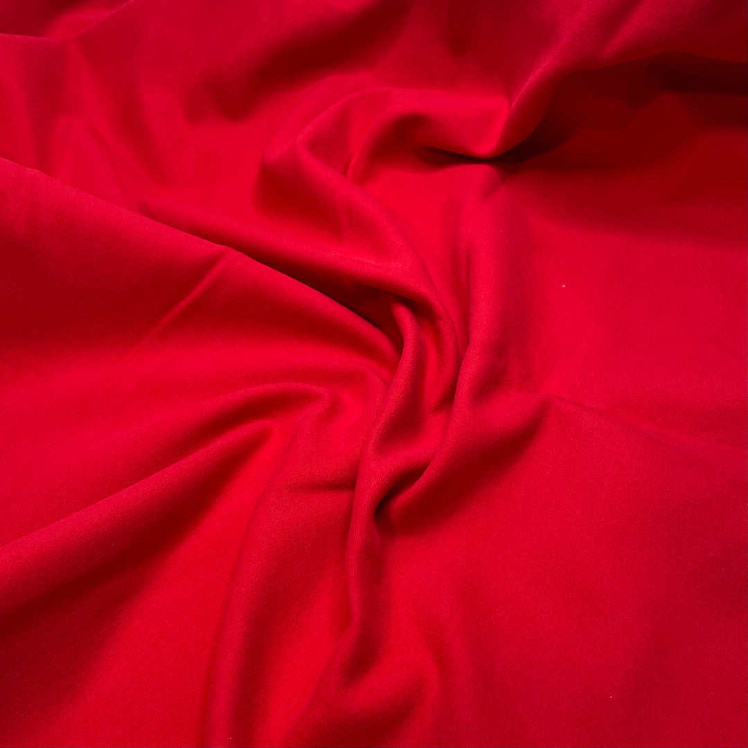 Mayor Of Whoville - Duvetyne Cotton Woven - Red - 2.65M Bundle (6818865545329)