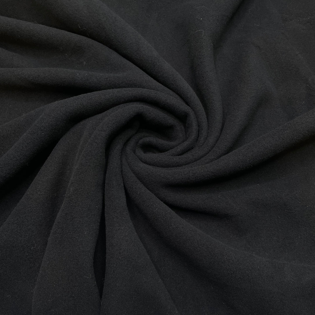 Waiting For Santa - Fleece Poly Knit - Black - 2.3M Bundle (6818951790705)