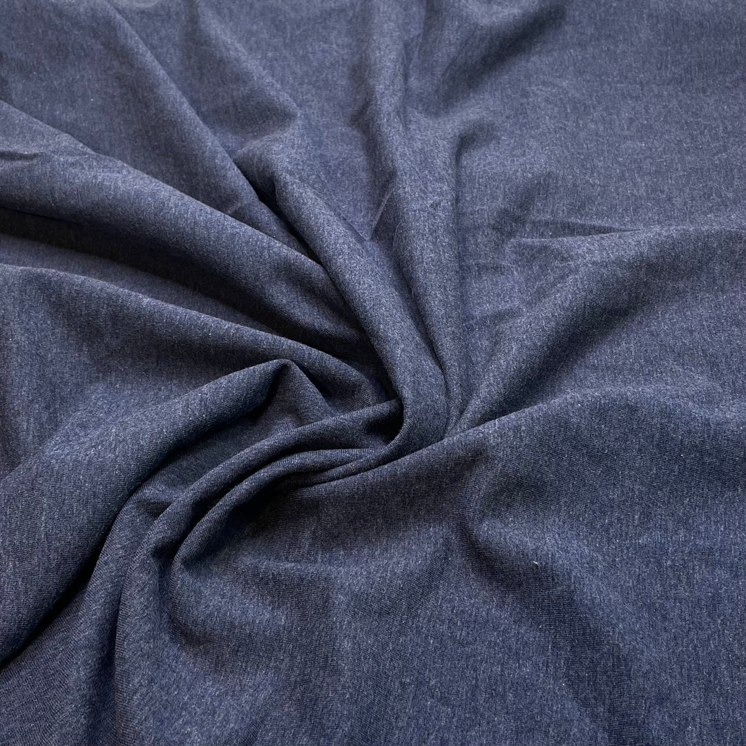 Dancer - Jersey Fleece Bamboo Blend Knit - Navy - Bundles (6818962505841)