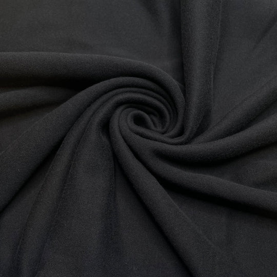 Comet - Jersey Fleece Poly Knit - Black - Bundles (6818980757617)