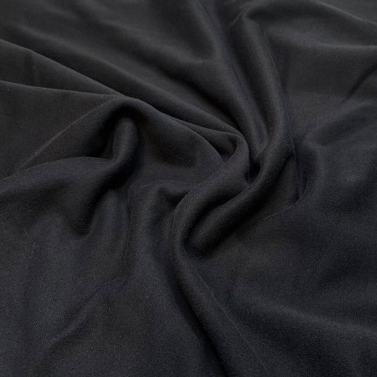 Comet - Jersey Fleece Poly Knit - Black - Bundles (6818980757617)