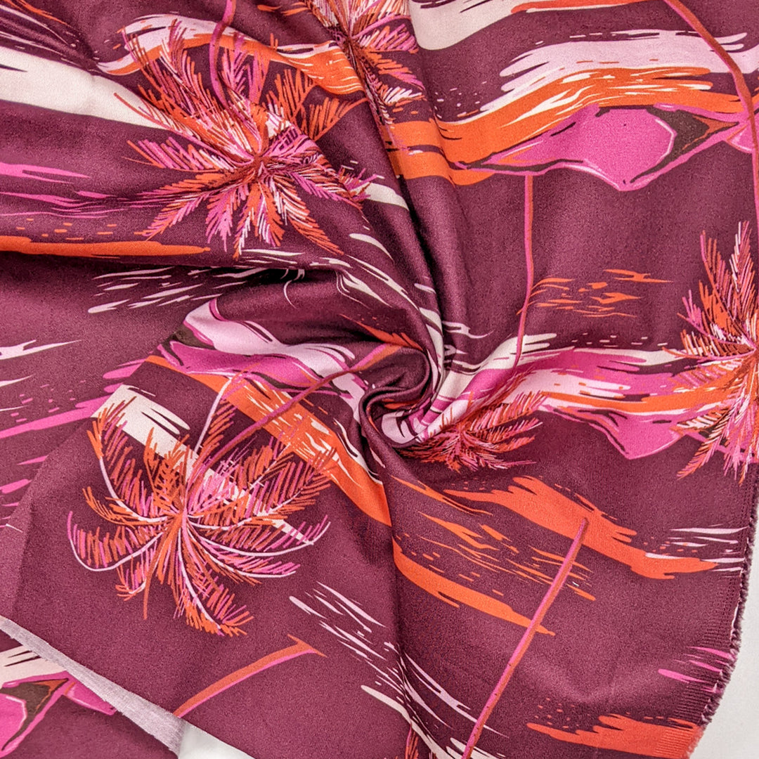 NTF Nov 24 - Cotton Woven - Pink/Magenta Island Art - Bundles (6820686921841)