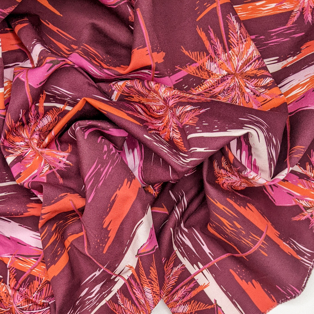 NTF Nov 24 - Cotton Woven - Pink/Magenta Island Art - Bundles (6820686921841)