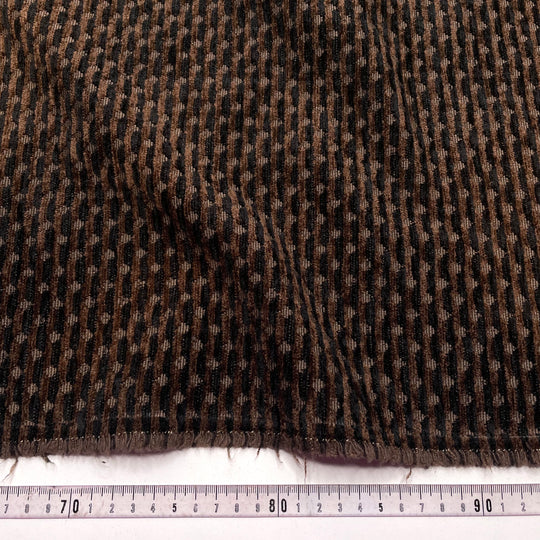 The Favourite Armchair - Jacquard Poly Woven - Black/Brown Geometric - 2.5M Bundle (6820705075313)