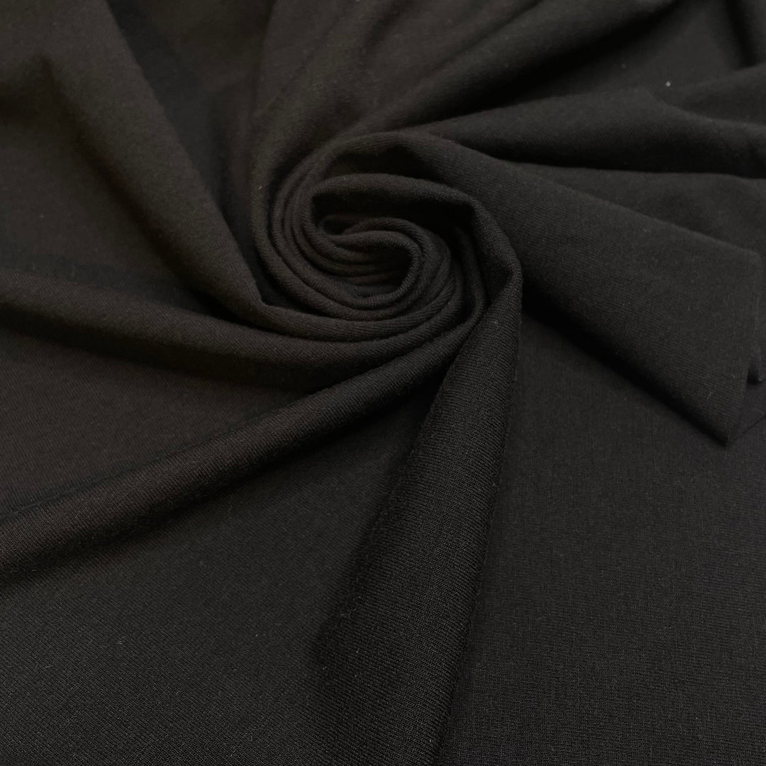 Tender Is The Night - Jersey Cotton/Poly Knit - Black - 1.8M Bundle (6821428559985)