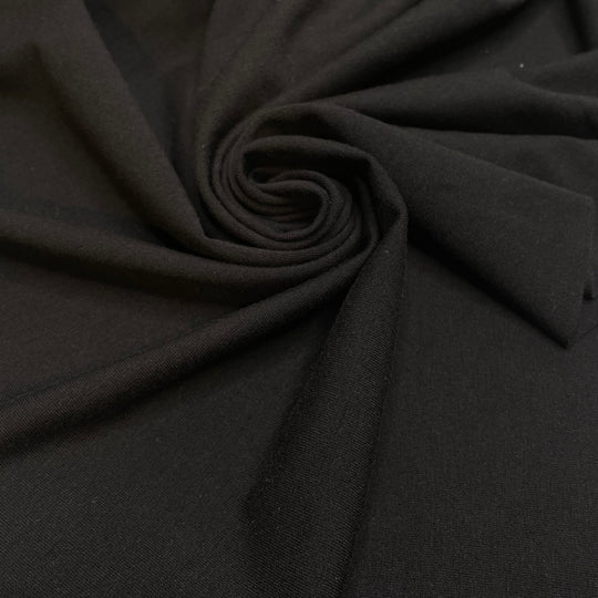 Tender Is The Night - Jersey Cotton/Poly Knit - Black - 1.8M Bundle (6821428559985)