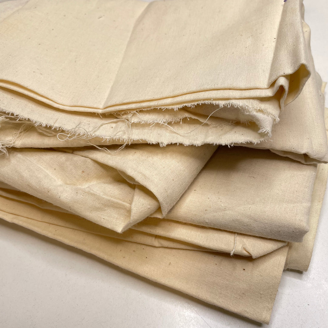 Cotton Muslin Pack - Muslin Cotton Woven - Cream - 2M Bundle (6821455888497)