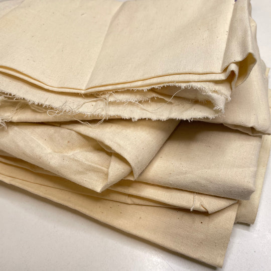 Cotton Muslin Pack - Muslin Cotton Woven - Cream - 2M Bundle (6821455888497)