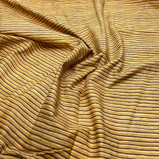 English Toffee - Cotton Woven - Beige/Brown Stripes - 2.3M Bundle (6821901631601)