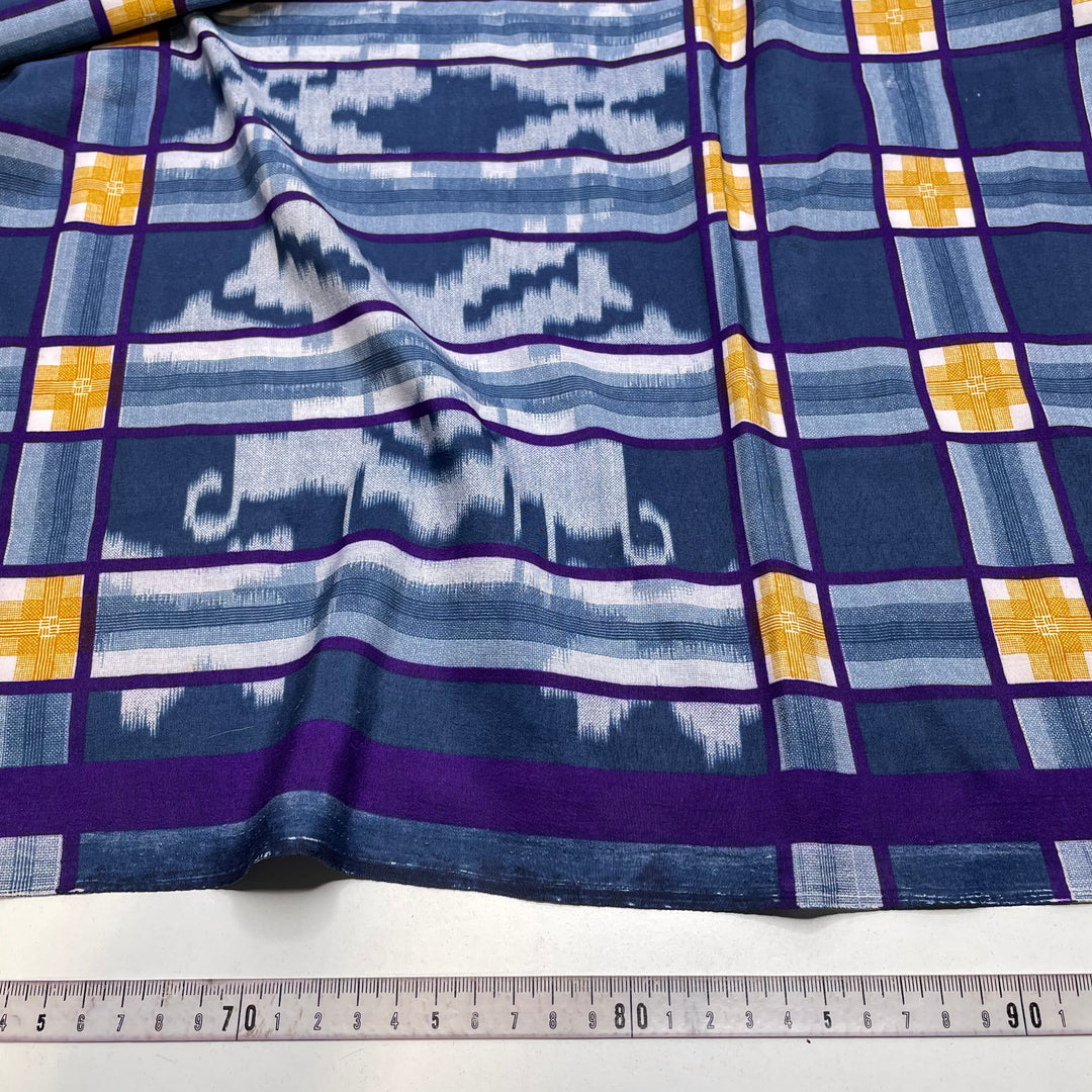 Lay In On The Line - Poly Woven - Navy Multi Plaid - 1.8M Bundle (6822740787313)