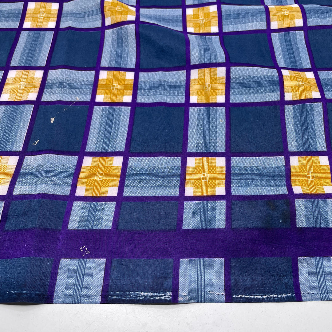 Lay In On The Line - Poly Woven - Navy Multi Plaid - 1.8M Bundle (6822740787313)