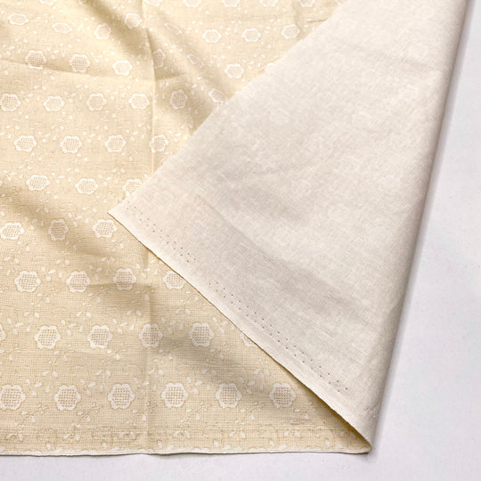Grammas Shortbread - Cotton Woven - Cream/White Floral - 1.1M Bundle (6822745243761)