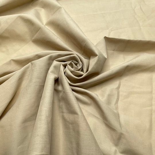 Dark Parchment - Poly/Cotton Woven - Beige - 2.8M Bundle (6823150944369)