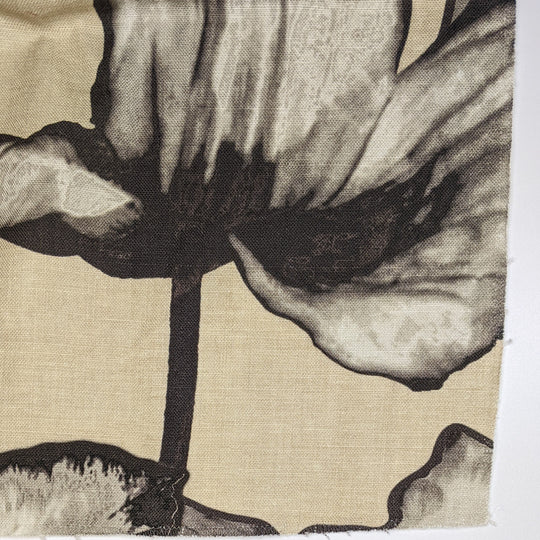 Graphite Garden - Linen Woven - Cream/Black Floral - 0.9M Bundle (6823646953585)