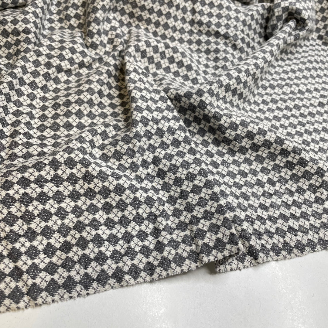 Wrapping Paper - Cotton Knit - White/Grey Geometric - 1.9M Bundle (6824383709297)