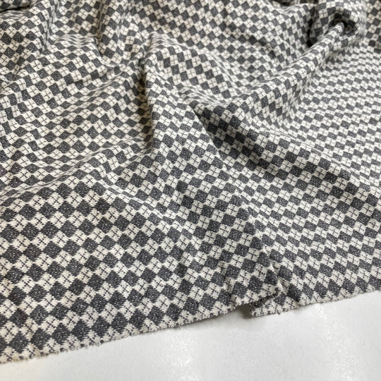 Wrapping Paper - Cotton Knit - White/Grey Geometric - 1.9M Bundle (6824383709297)
