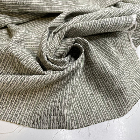 Stonehenge - Cotton Blend Woven - Green/Grey Stripes - 1.85M Bundle (6824384266353)