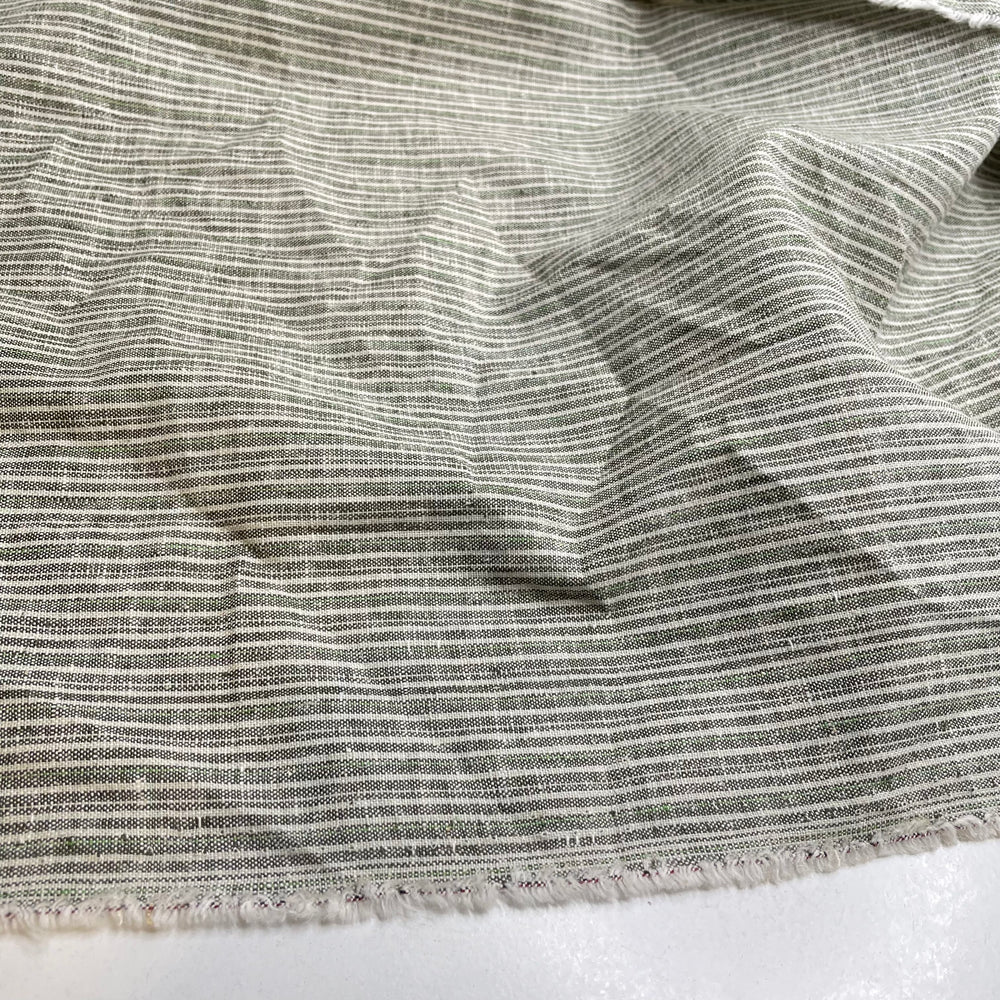 Stonehenge - Cotton Blend Woven - Green/Grey Stripes - 1.85M Bundle (6824384266353)